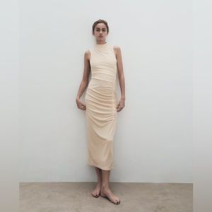NWT Zara Draped Dress